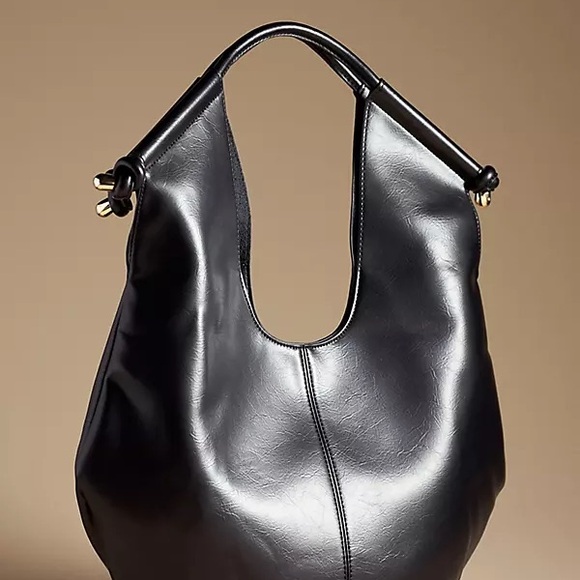 Melie Bianco Handbags - Melie Bianco Elegant Black Hobo Bag